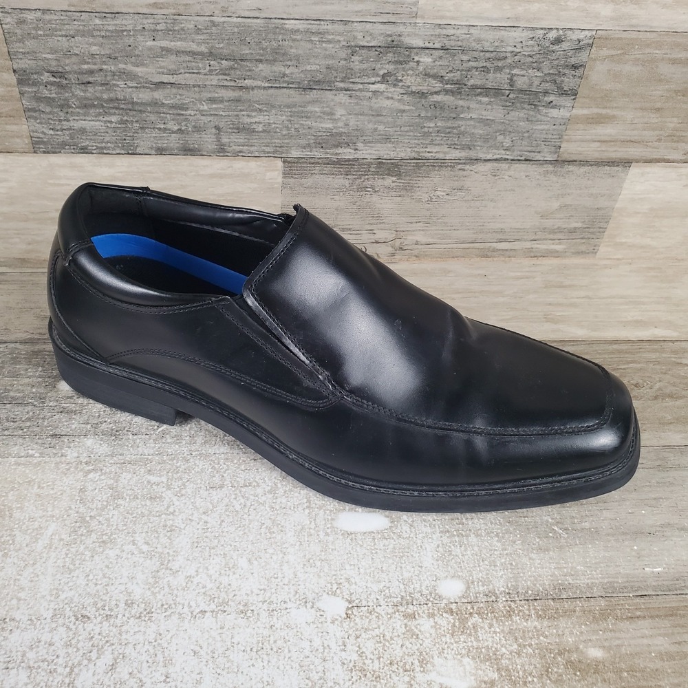 Dockers Proposal Mens Loafers Sz 12 M Black Slip Resistant Slip On Square Toe